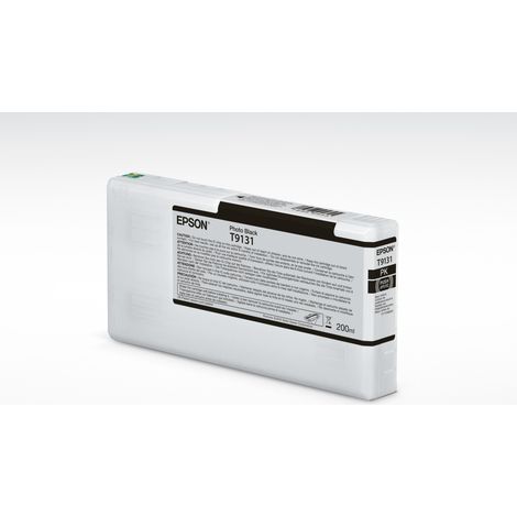 Epson T9131 Photo Black Ink Cartridge (200ml) - Original - Encre à colorant - Photo noire - Epson - - SureColor SC-P5000 Violet Spectro 240v - SureColor SC-P5000 Violet Spectro - SureColor SC-P5000...