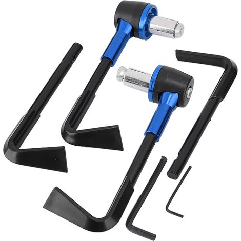 CNC Moto Protecteur Poignée Leviers de Frein Guidon Bleu (1/5)