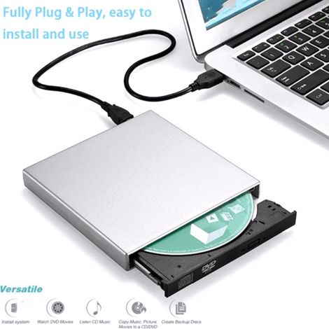 Lecteur DVD externe professionnel, fin et silencieux (1/5)