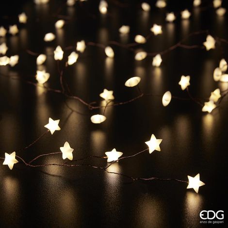 EDG Serie Luci Filo Luce Stelle 180 Microled.5,7 mt (1/2)