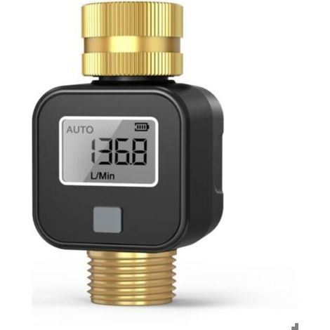 Débitmètre d'eau laiton 3/4" - LON® - Arrosage Camping-car - IPX6 ±5% - 1-45 L/min (1/5)