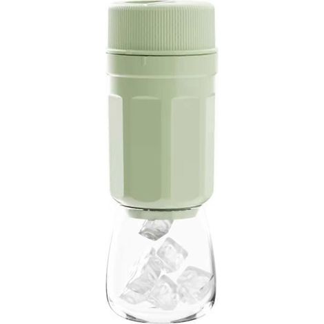 Wiederverwendbare quadratische Eiswürfelform mit drehbarem Becher und Staubschutzkappe, ideal für Getränke, Säfte und Whisky. (1/5)