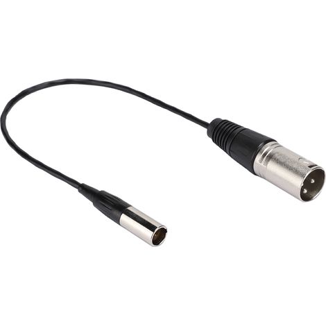 Câble audio Mini XLR 3 broches mâle pour micro Canon, interface de transfert (1/5)