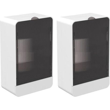 Boîte de rangement de savon - support de savon montable dans la salle de bain, organisateur polyvalent économe en espace, conception sans interruption rapide, salle de bain polyvalente et rangement de