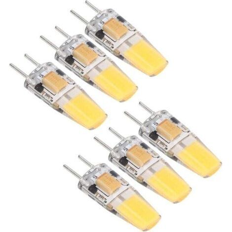 Ampoule LED 500LM GY6.35 Blanc Chaud Douille de Lampe Silicone Plafonnier Ampoule 360 Faisceau Ampoule 5W 12V (1/4)