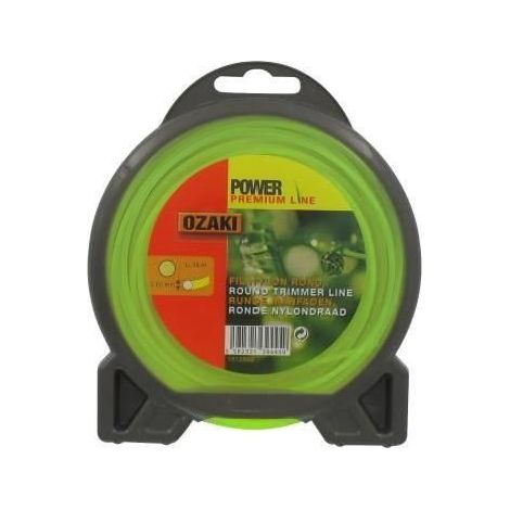 Coque fil nylon rond 2 mm x 15 m OZAKI - qualite professionnelle - fabrication francaise (1/3)