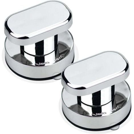 2 Pack Suction Cup Door Handle, Suction Cup Handle, Bay Window, Powerful Suction Cup, Pull Handles for Bathroom, Glass, Cabinet, Drawer, Door Handle (1/4)