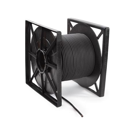 HQ-Power Cable de altavoz, OFC, 2 x 1.50 mm², 100 m, negro, perfecto para la transmisión de sonido