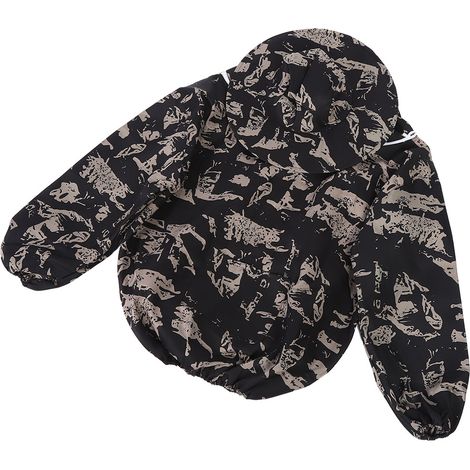 Équipement apicole : veste de protection pour apiculteur avec fermeture éclair unique, combinaison d'apiculteur taille moyenne (1/5)
