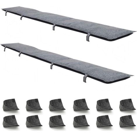 Set Fieltro 2 Cojines Reversibles Banco de Cerveza 180cm 12  Protección de Piso (1/5)