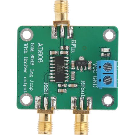 Module détecteur logarithmique, amplificateur de démodulation 80 dB, consommation d'énergie faible et réglable AD606 (1/5)