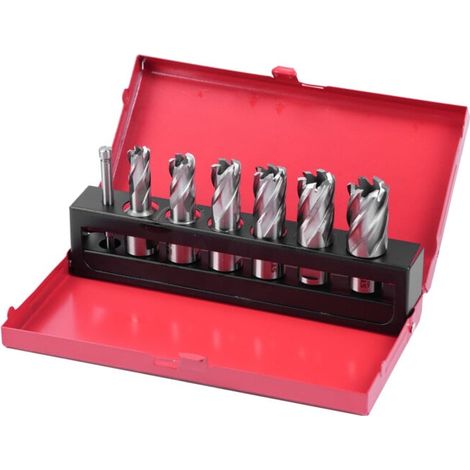 STIER Kit de carottes HSS avec tige Weldon (3/4"), en cassette industrielle (1/5)