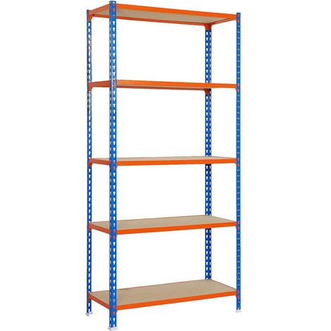 Simonrack Moderne Regal Blau Orange Holz 2000x1200 mm