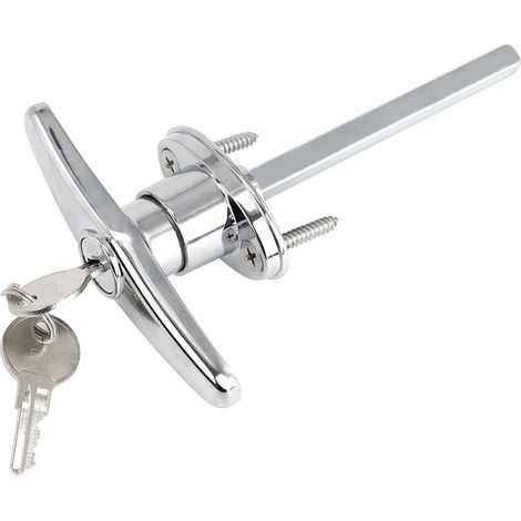 Serrure de rechange universelle pour porte de garage - Avec 2 clés (1/5)