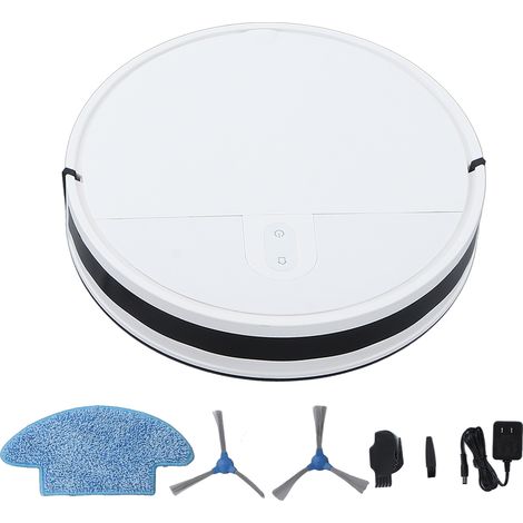 Balai roulant intelligent robot aspirateur automatique nettoyeur sols prise US 100‑240V (1/5)
