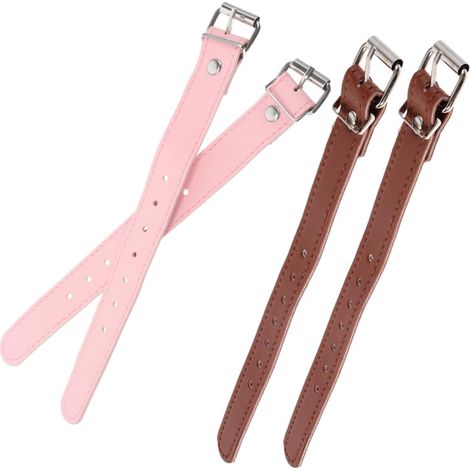 4pièces Sangles De Panier De pour Adultes Fixation Et Arrière Réglable sans Outil pour Vélos De Course Et Utilisation (1/5)