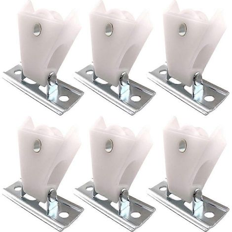 Lot de 6 poulies pour cordon de store enrouleur, pièces de rechange et accessoires de réparation.