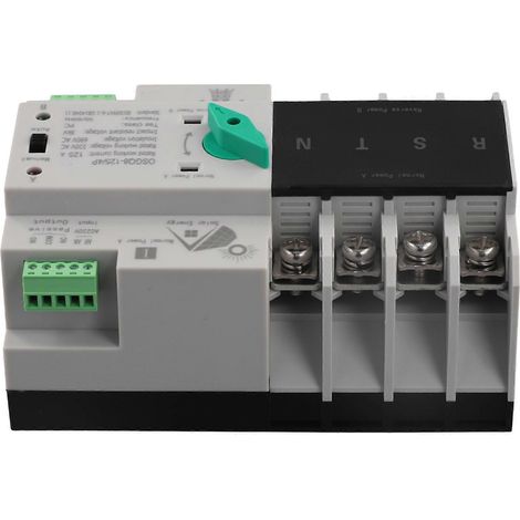 ATS 4P DIN-Schienen-Photovoltaikwechselrichter mit automatischer Umschaltung zwischen zwei Versorgungsspannungen, unterbrechungsfreie Versorgung mit 125 A. (1/5)