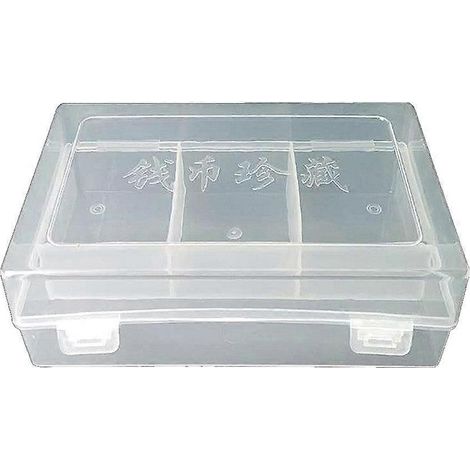 40/46 mm für kreative Münzaufbewahrungsbox aus Kunststoff, transparenter Münzkapselhalter (1/5)