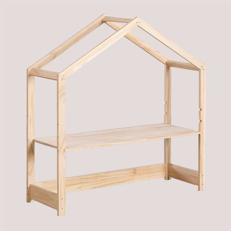 Escritorio regulable en altura en madera de pino Estudi Kids SKLUM (1/5)