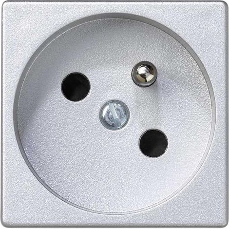 Enchufe individual Simon Connect K45 con/sin 16A IP20, conectores rápidos, aluminio anodizado K22/8