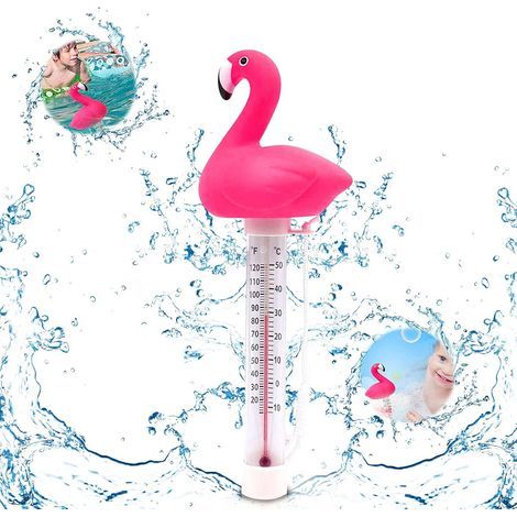 Schwimmendes Poolthermometer, schwimmendes Poolthermometer mit Seil, Pool- und Spa-Thermometer, kabelloses Poolthermometer (1/5)