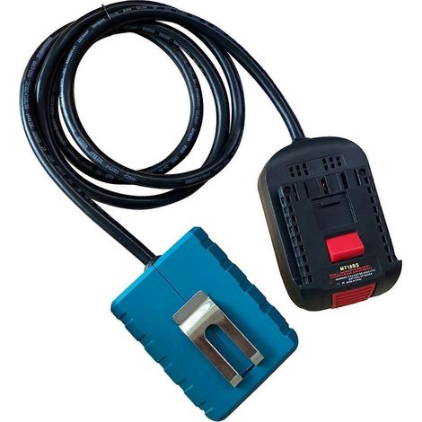 Câble de prolongation pour batteries 18V compatible Makita, Bosch, Milwaukee - Interface Bosch (1/4)
