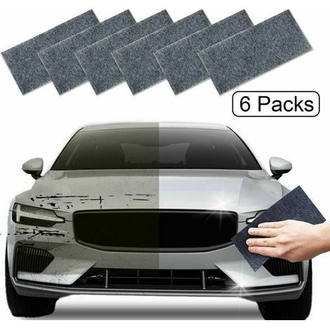 Lot de 6 chiffons Nano Sparkle Cloth - Car Scratch Repair Cloth - Nano Magic Cloth pour voiture - Nouveau thsinde (1/5)