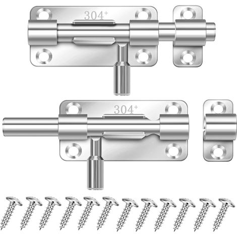Schiebetürriegel aus Edelstahl 304 Sicherheitsschlösser für