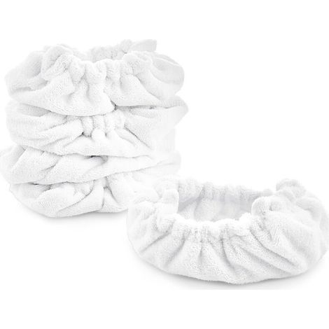 Große, rechteckige Reinigungspads für Neat Dampfreiniger – Ideales Reinigungszubehör für große Flächen, Böden, Fliesen und Parkett – Weiß – 5er-Pack
