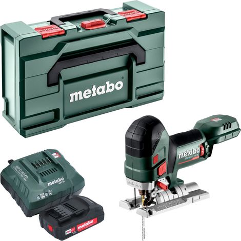 Metabo STA 18 LTX 150 BL Scie sauteuse sans fil 18 V 150 mm Brushless + 1x batterie 2,0 Ah + chargeur + Metabox