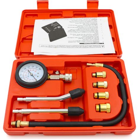 Testeurs de cylindre, testeur de compression pour cylindre de moteur, jauges de moteur pour voiture et moto (1/4)