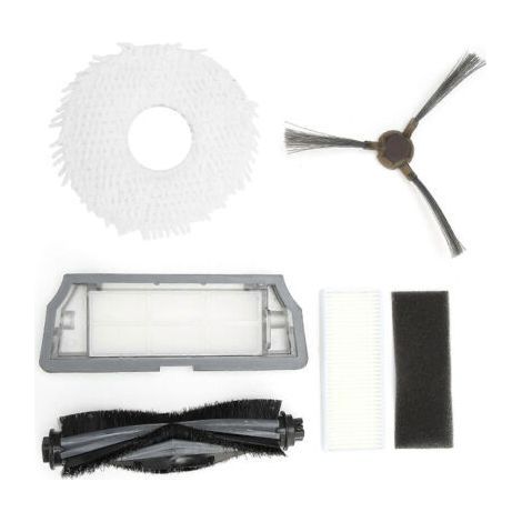 LAN N9+ Wischmopp-Reinigungsset inklusive Hauptbürste, Seitenbürste, Vorfilter und Filtereinheit. Zubehör für Haushaltswischmopps. (1/5)