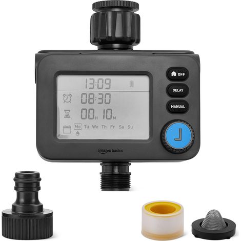 1 Minuteur D'arrosage, Sortie Unique, Programmable 1min-3h59min, Écran Incliné, Jardin (1/5)