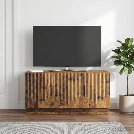 vidaXL Mobile TV Legno antico 99 x 34,5 x 47 cm Legno ingegnerizzato (1/5)