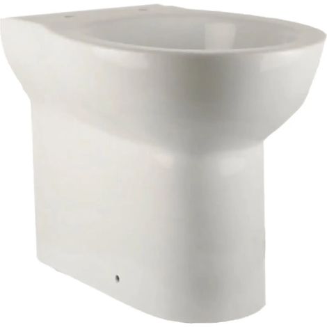 Azzurra - Vaso Filo Parete Porcellana Bianco - Serie: Fast (Senza Coprivaso) (1/2)