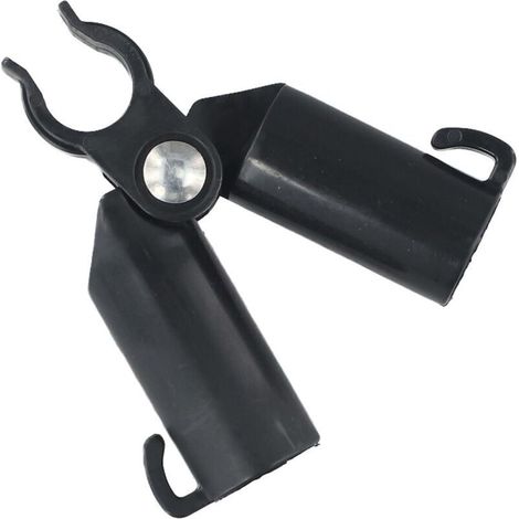 Connecteurs de tuteur de plantes, clip fixe de joint de connexion de type A, clip de connecteur de treillis pour plantes grimpantes pour cages à tomates et plantes grimpantes (16 mm) (1/3)