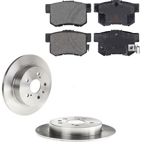 KIT FRENI POSTERIORI compatibile con SUZUKI SX4 TRE VOLUMI (GY,RW) - DISCHI + PASTIGLIE OEM: P 79 027 / 18077 , 18078 /SOSTITUZIONE DIRETTA/BASSA POLVERE/SILENZIOSO (1/5)