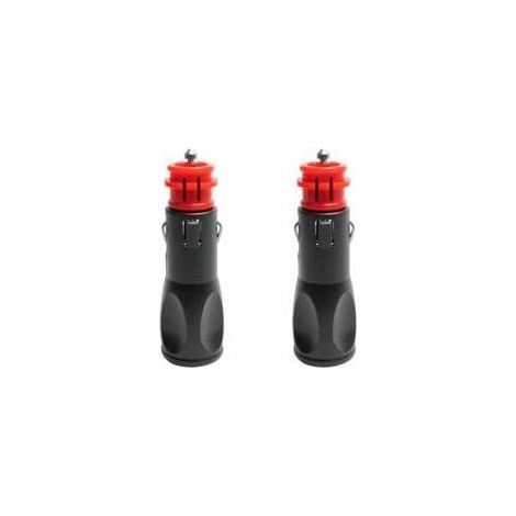 Convient pour Prise allume-cigare mâle 12V/24V – Adaptateur universel 120W – Facile à installer – pour recharger les appareils électroniques en voiture. (1/2)