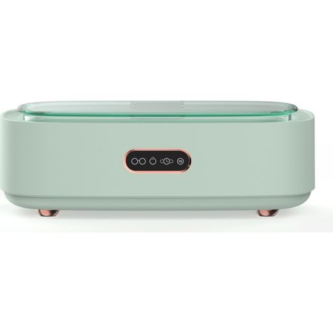Nettoyeur de bijoux, appareil de nettoyage à ultrasons 300 ml, appareil de nettoyage domestique avec 4 réglages de durée, pour lunettes, montres et prothèses dentaires. (1/5)