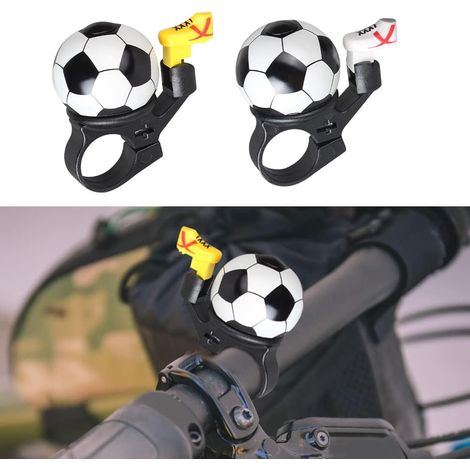 Sonnette de vélo, lot de 2 unités, pour la signalisation sonore en cyclisme urbain et sur route.-AquaForge (1/4)
