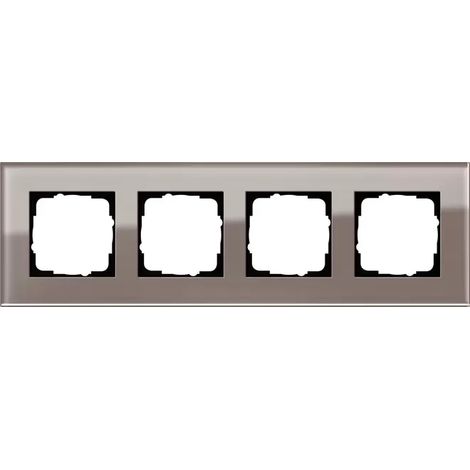 Gira Abdeckrahmen 4f Gira Esprit G Umbra 0214122 (1/2)
