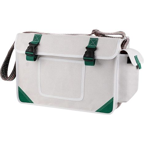 Sac à outils robuste pour électricien avec plusieurs compartiments et bandoulière renforcée pour chantiers de travail en plein air (1/4)
