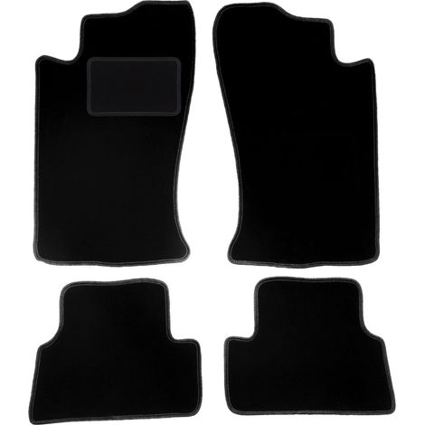Tappetini in velluto nero per: Mitsubishi Eclipse 2G coupé (1995-1999) (1/5)