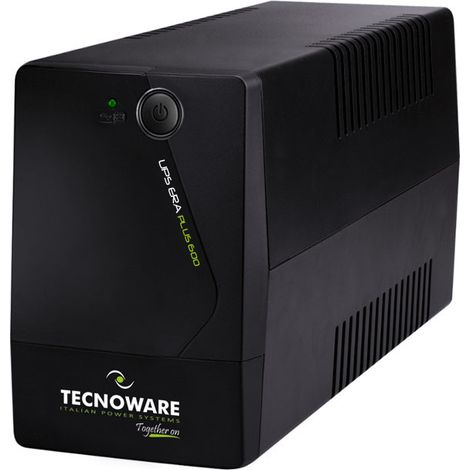 Tecnoware FGCERAPL602SCH Unterbrechungsfreie Stromversorgung (USV) Line-Interaktiv 0,6 kVA 420 W 2 AC-Ausgänge