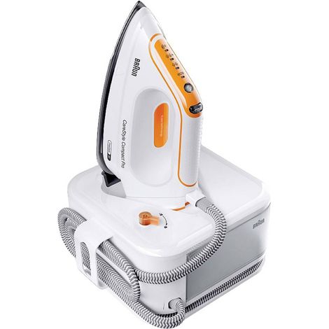 Braun IS2561WH Centrale Vapore 2400W Bianco Arancione (1/5)