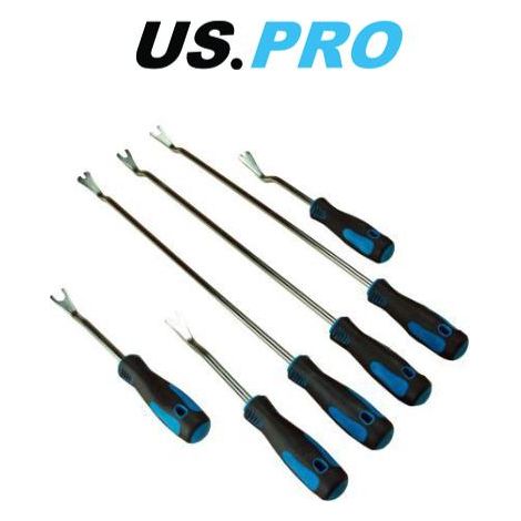 US PRO Trim Removal 6pc Car Door Plastic Trim Panel Dash Remover Pry Tool 5436 (1/3)