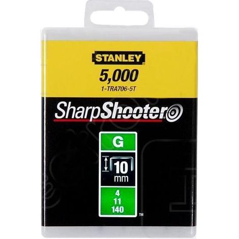 STANLEY STAPLES G 12mm 5000pz.