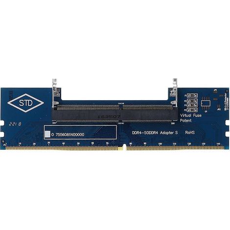 Adaptateur de connecteur mémoire DDR4 SO-DIMM vers DIMM de bureau compatible avec les modules SO-DIMM 2133 MHz (1/4)