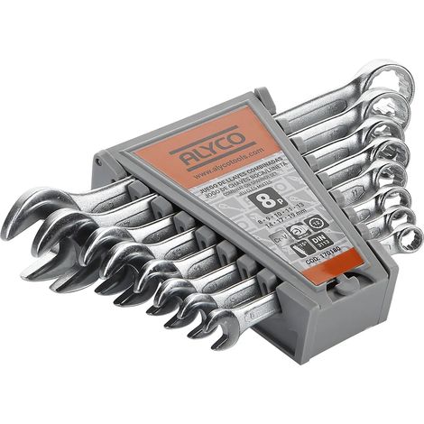 Llaves Planas Combinadas ALYCO ORANGE Juego 8 Pz 6-19 (1/5)